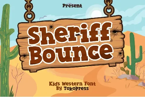 Sheriff Bounce font