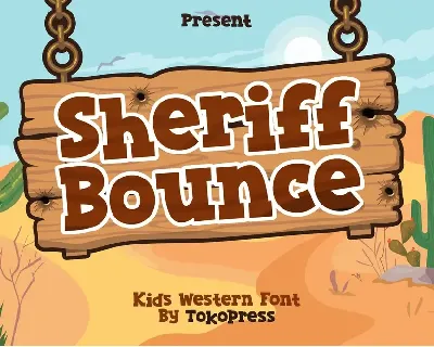 Sheriff Bounce font