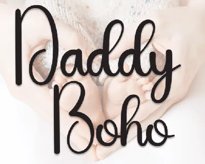 Daddy Boho font