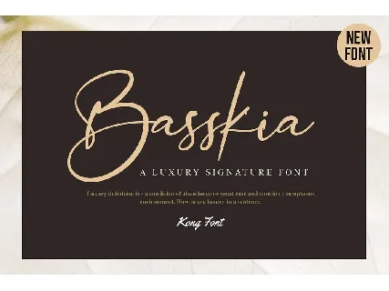 Basskia font