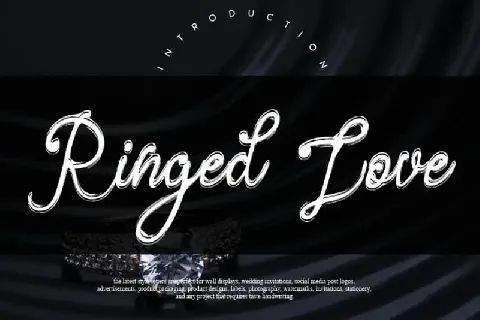 Ringed Love Handwritten font