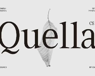 CS Quella font