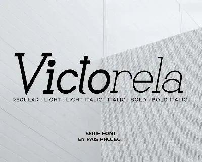 Victorela font