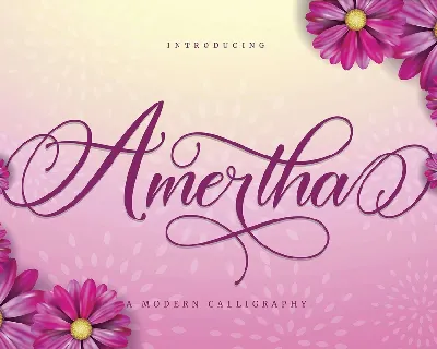 Amertha font