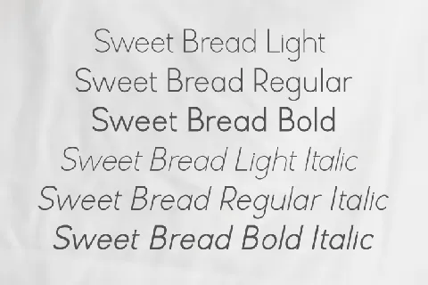 Sweet Bread font