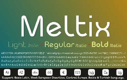 Meltix font