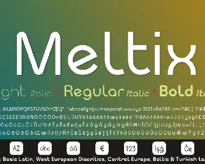 Meltix font