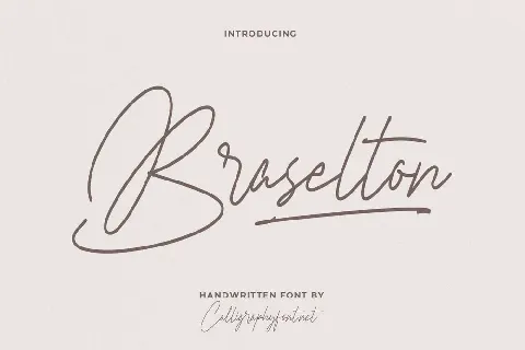 Braselton font