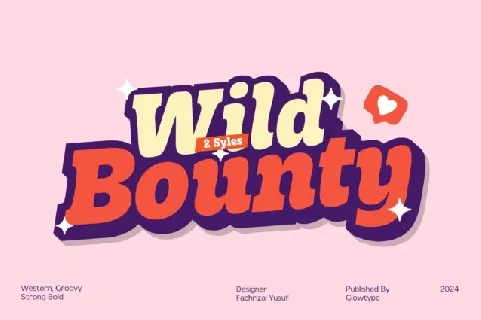 Wild Bounty font