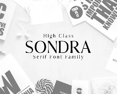 Sondra font