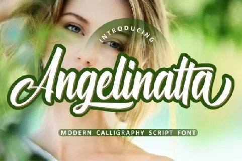 Angelinatta Calligraphy font