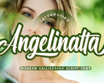 Angelinatta Calligraphy font