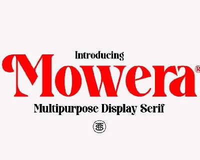 Mowera font