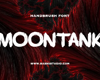 MOONTANK font