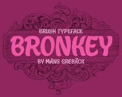 Bronkey font