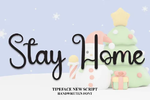 Stay Home Typeface font