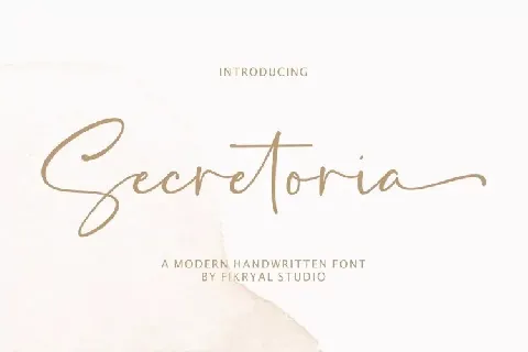 Secretoria font