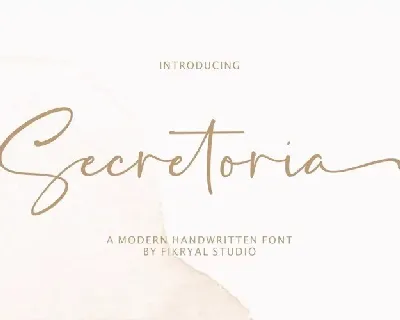 Secretoria font