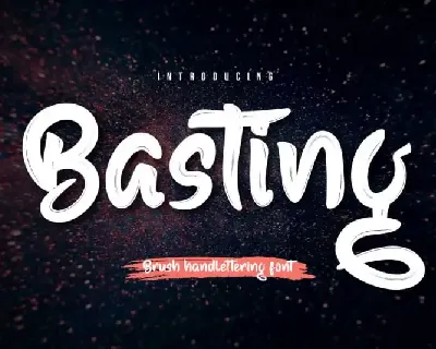 Basting Script font