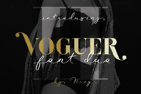 Voguer II Duo font