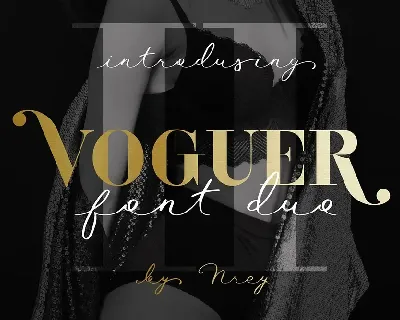 Voguer II Duo font