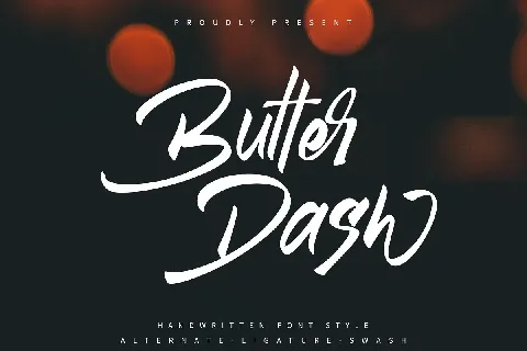 Butter Dash font