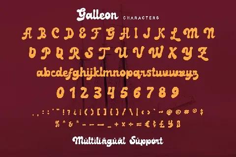 Galleon font