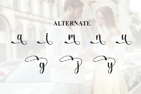 Deary Calligraphy font