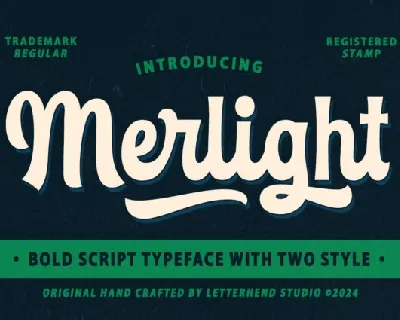 Merlight font