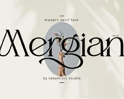 Mergian font