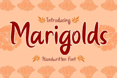 Marigolds font