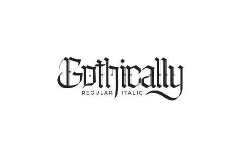 Gothically Demo font