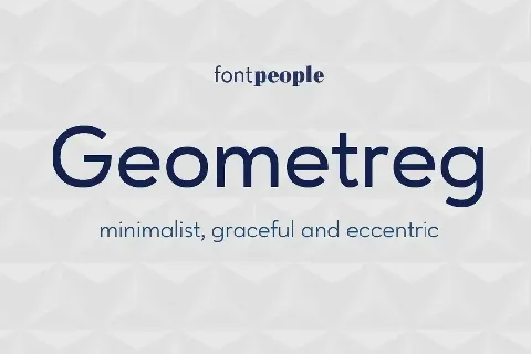 Geometreg Family font