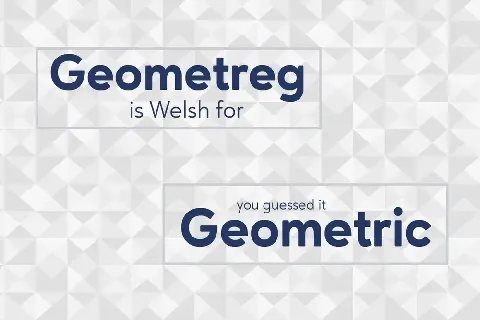 Geometreg Family font