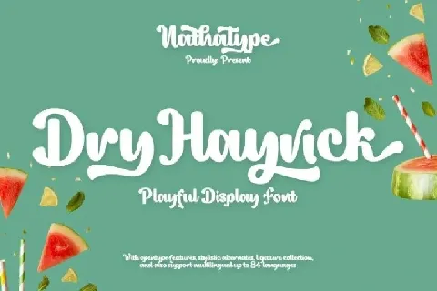 Dry Hayrick font