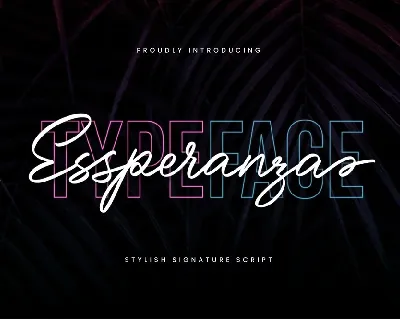 Essperanza font