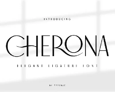 Cherona font