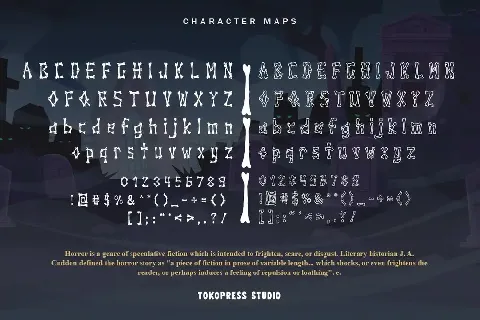 John Bones font