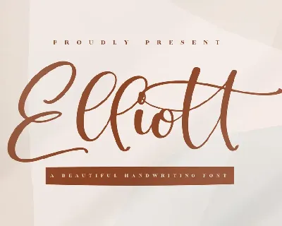 Elliott font