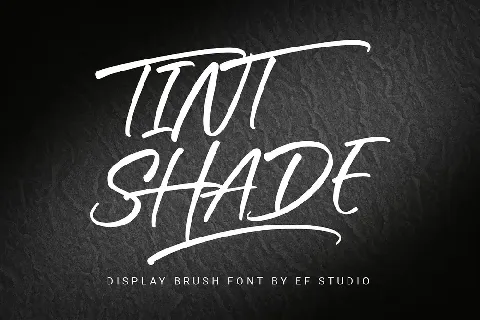 Tint Shade font