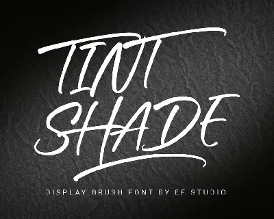 Tint Shade font