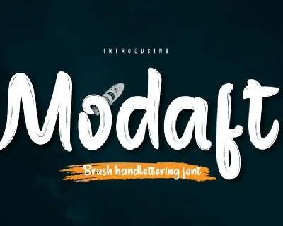 Modaft Script font