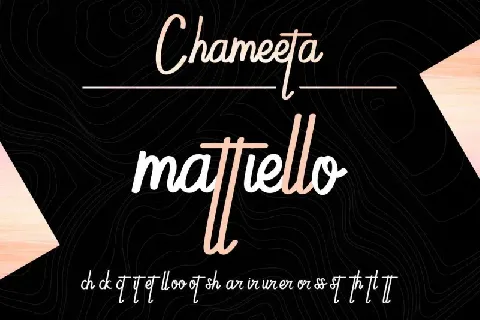 Chameeta font