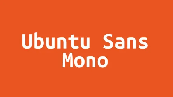 Ubuntu Sans Mono Family font