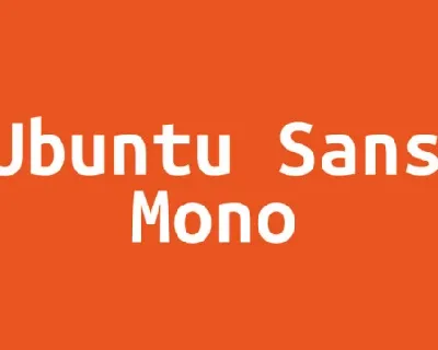 Ubuntu Sans Mono Family font