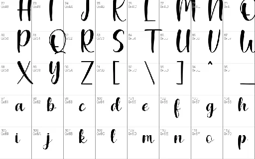 Quarterly font