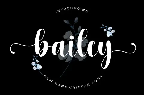 Bailey Calligraphy font