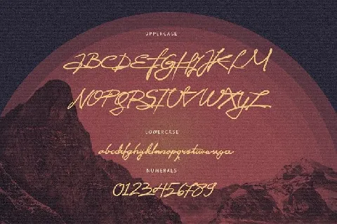 Outrunner Retro Script font