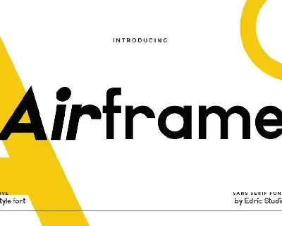 Airframe font