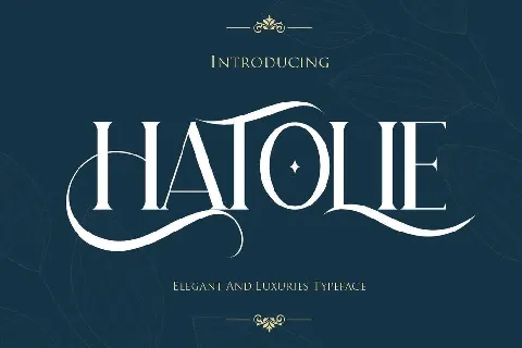 Hatolie Typeface font